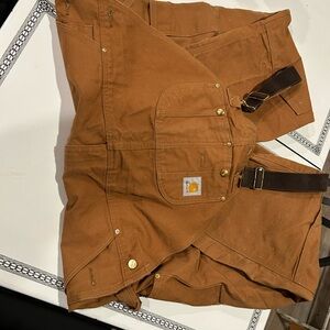 Carhartt Brown Cotton Overalls